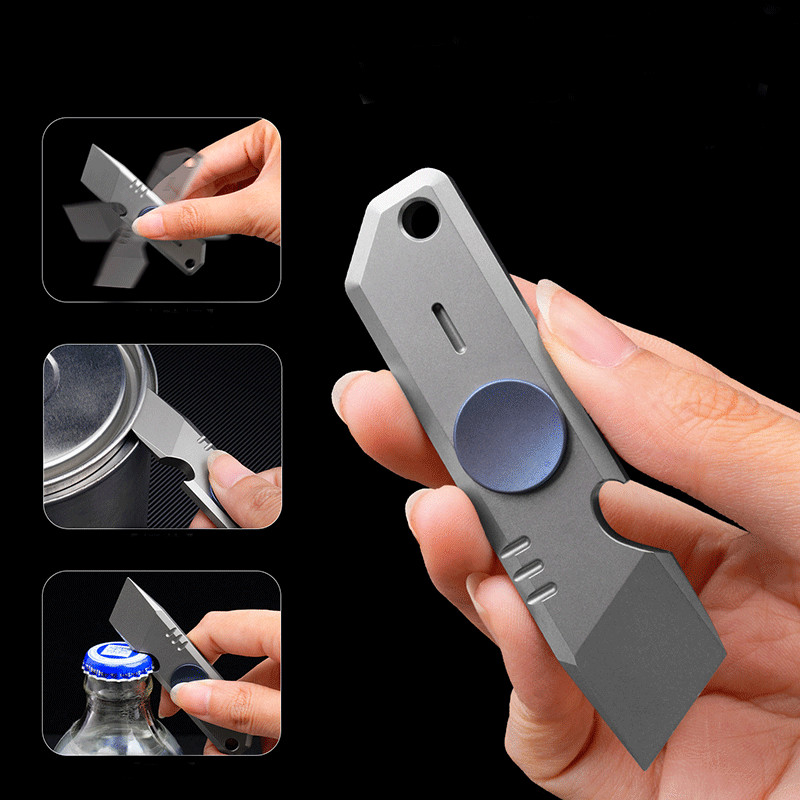 Titanium Pry Bar - FEGVE EDC Titanium Alloy Multi Tools