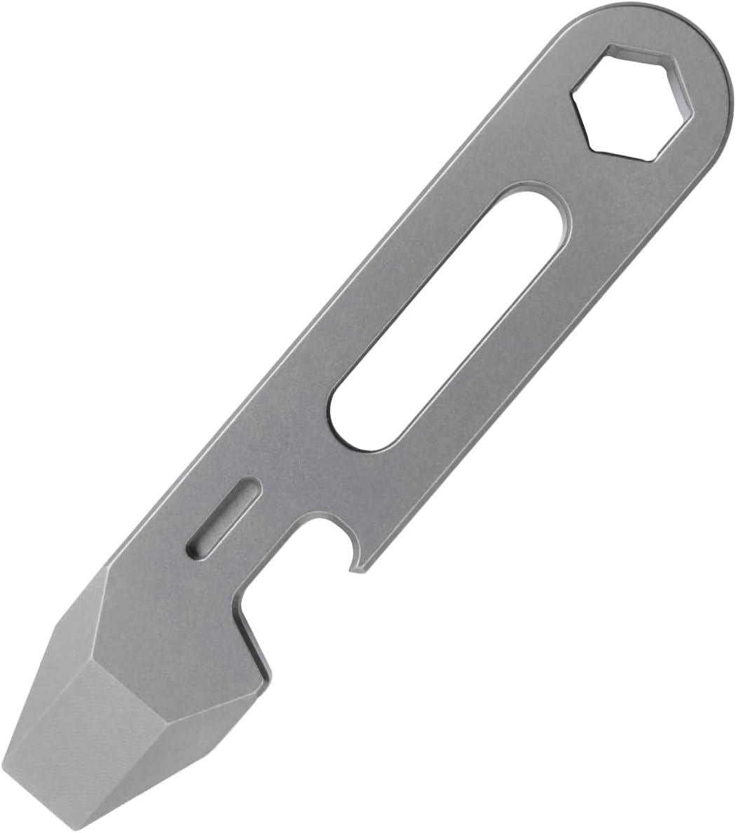 4-in-1 Titanium EDC Pry Bar Mu - Titanium Pry Bar ulasan dan harga