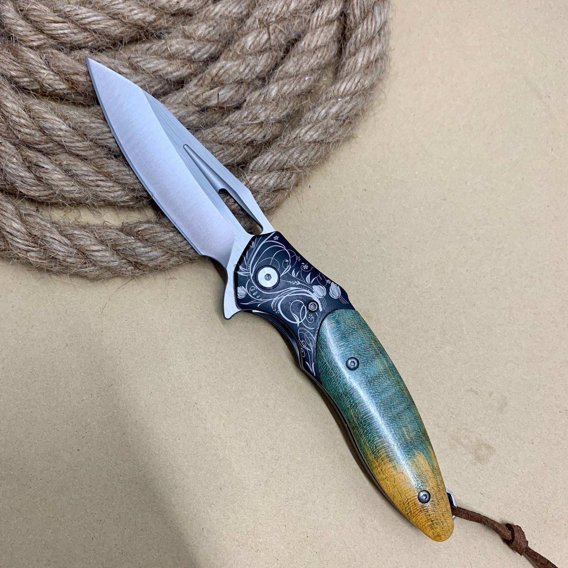 RHON 3.4inch EDC Knife High Ca - Edc (Every Day Carry ulasan dan harga