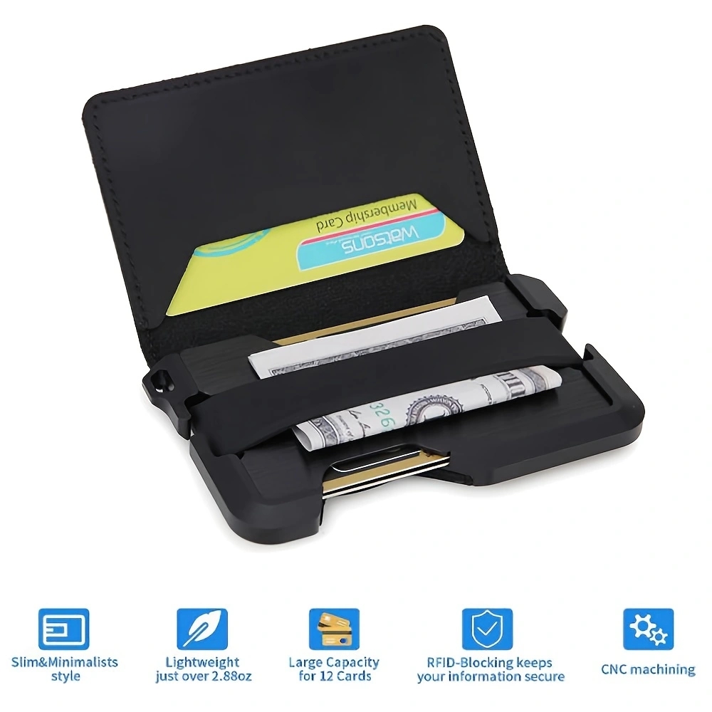 Men Smart Metal EDC Wallets wi - Edc Carry Card ulasan dan harga