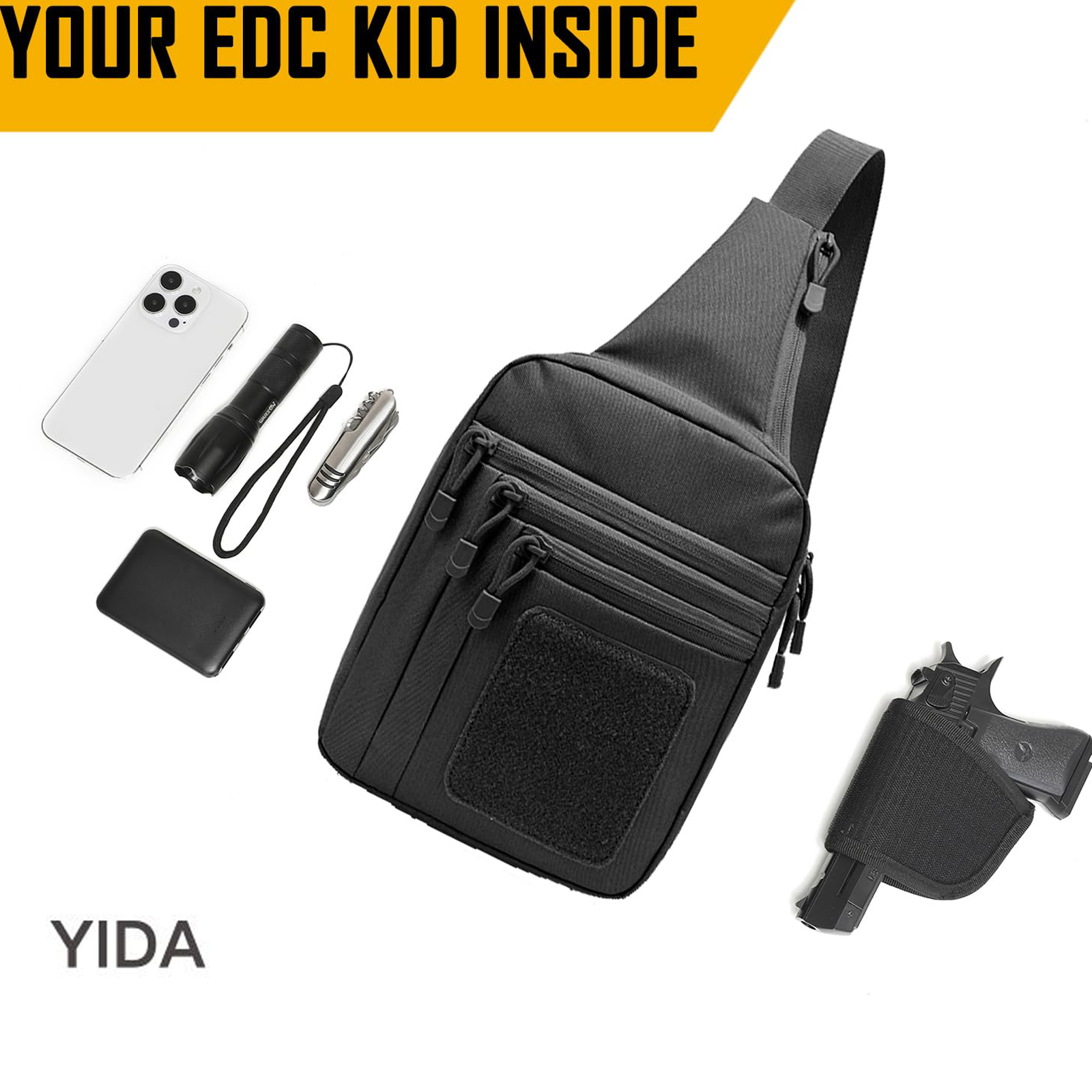 Concealed Carry Crossbody Bag  - Edc Carry Bag For Men ulasan dan harga