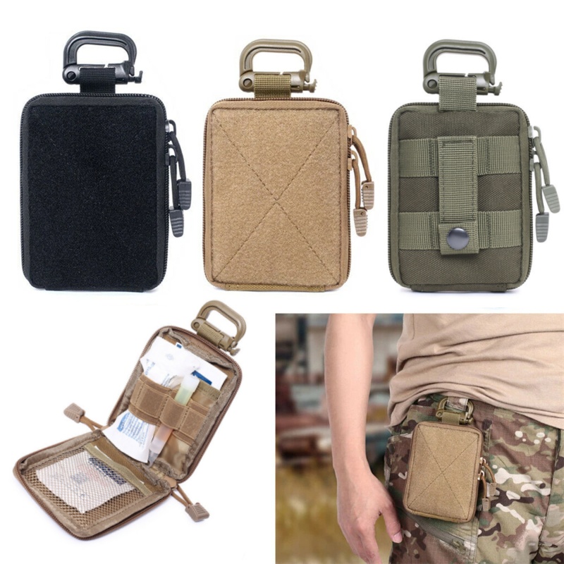 Tactical Wallet EDC Pouch Zipp - Edc Concealed Carry ulasan dan harga