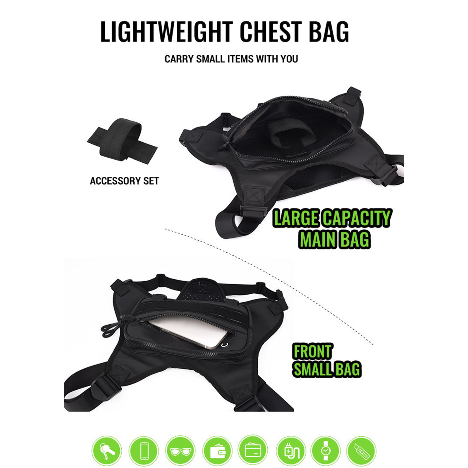 Men’s Outdoor EDC Chest Pack C - Edc Carry Bag For Men ulasan dan harga