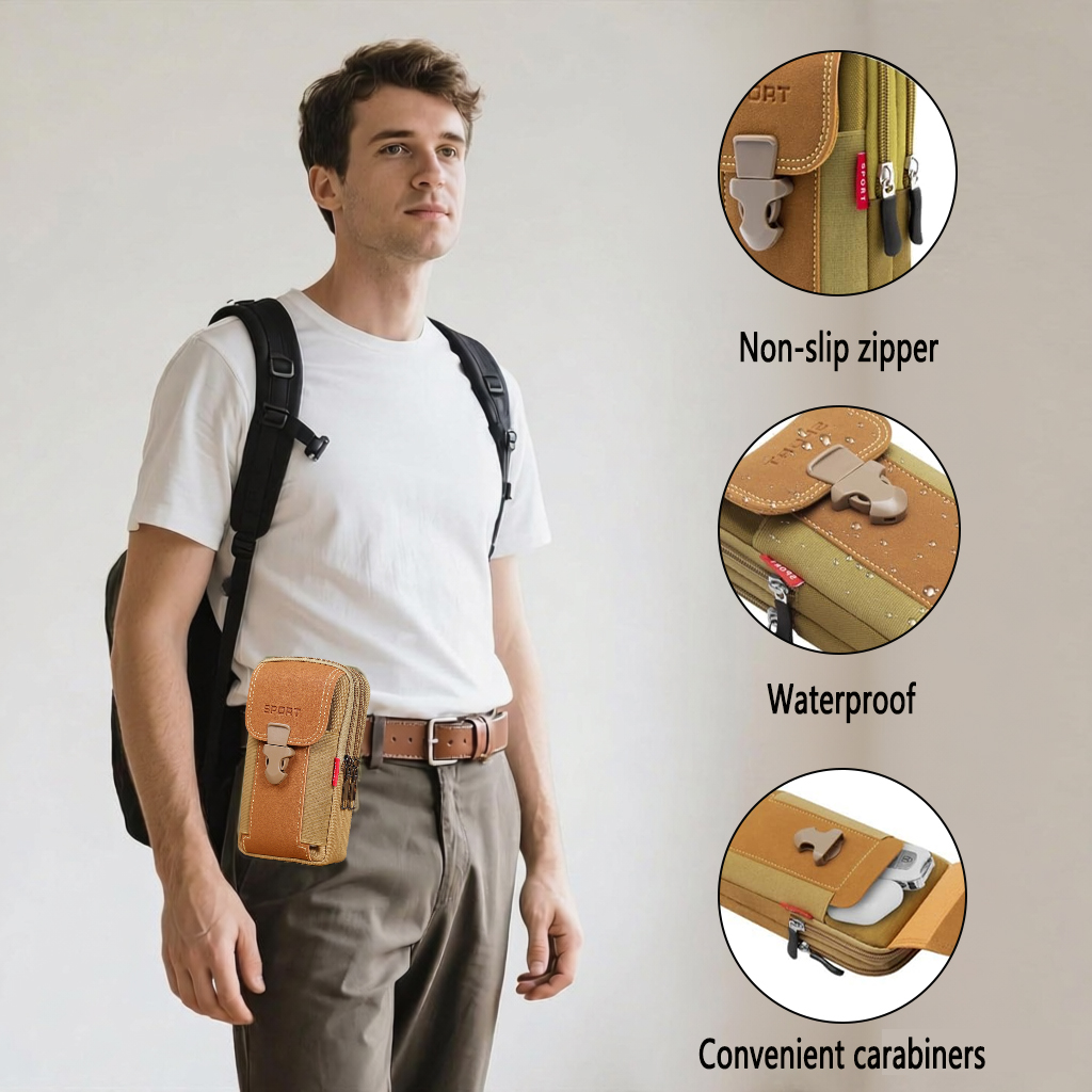 TRALOW Multi Pocket EDC Waist  - Edc Everyday Carry Bag ulasan dan harga