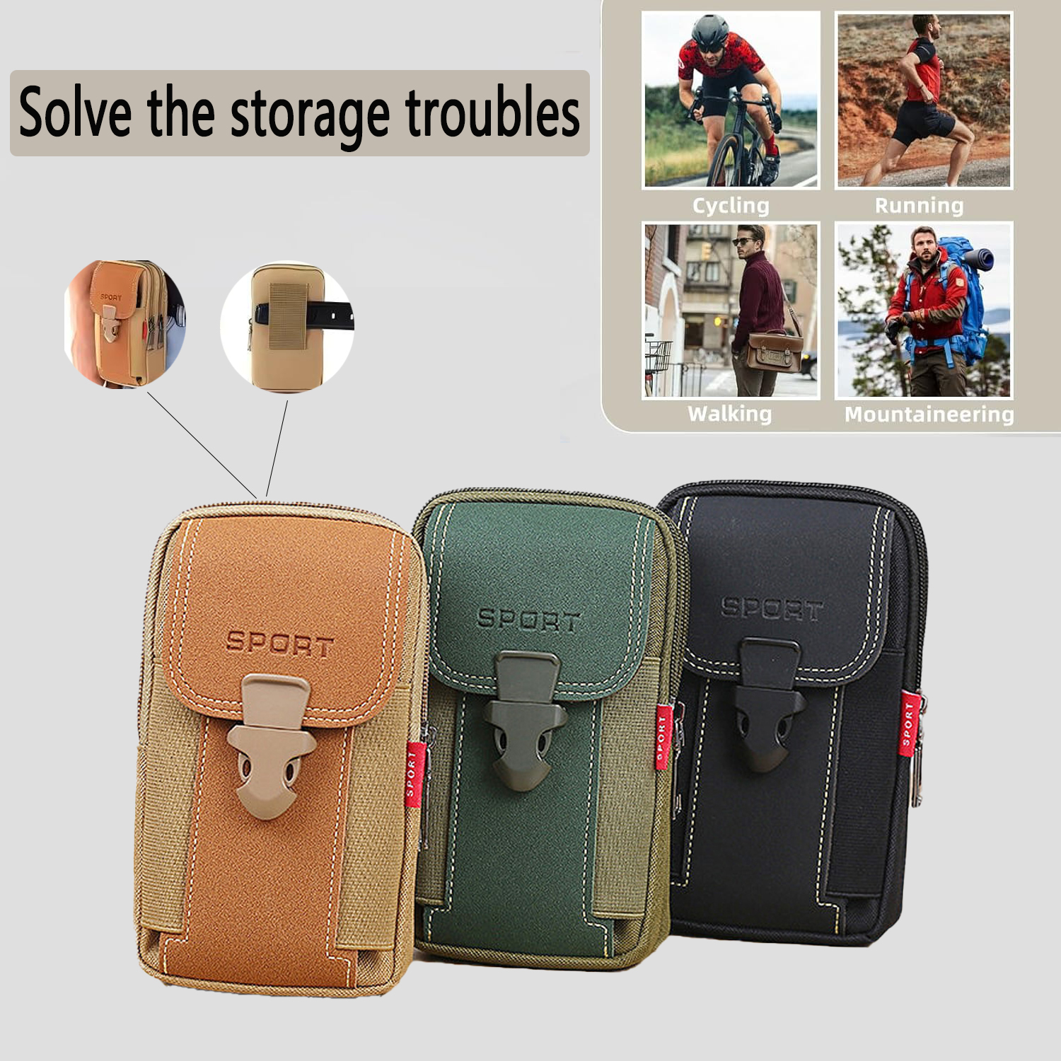 TRALOW Multi Pocket EDC Waist  - Edc Everyday Carry Bag ulasan dan harga