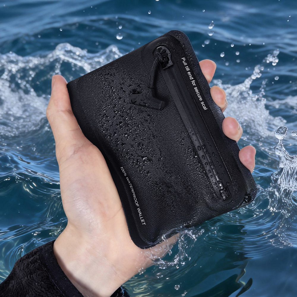 Waterproof Zipper Coin Purse O - Edc Carry Card ulasan dan harga