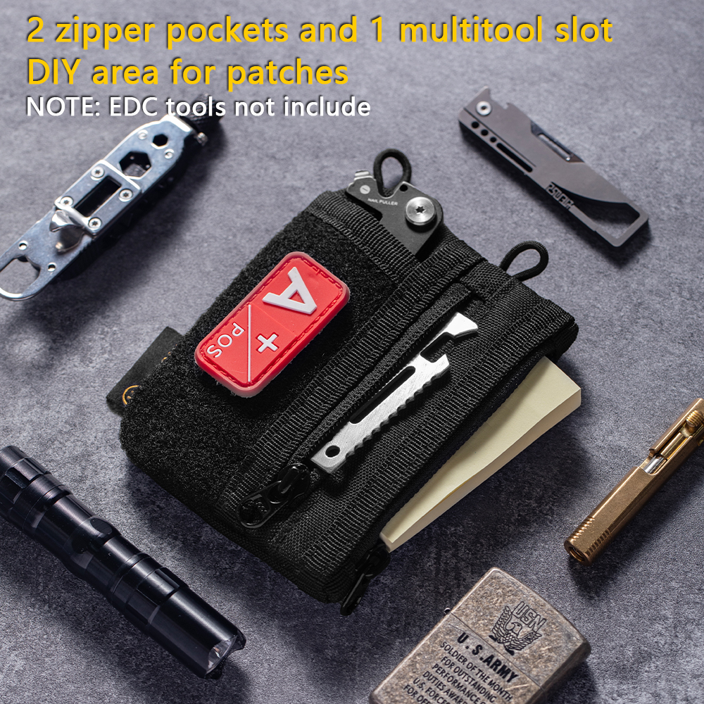 EDC Organizer Pouch with DIY P - Edc Everyday Carry Bag ulasan dan harga