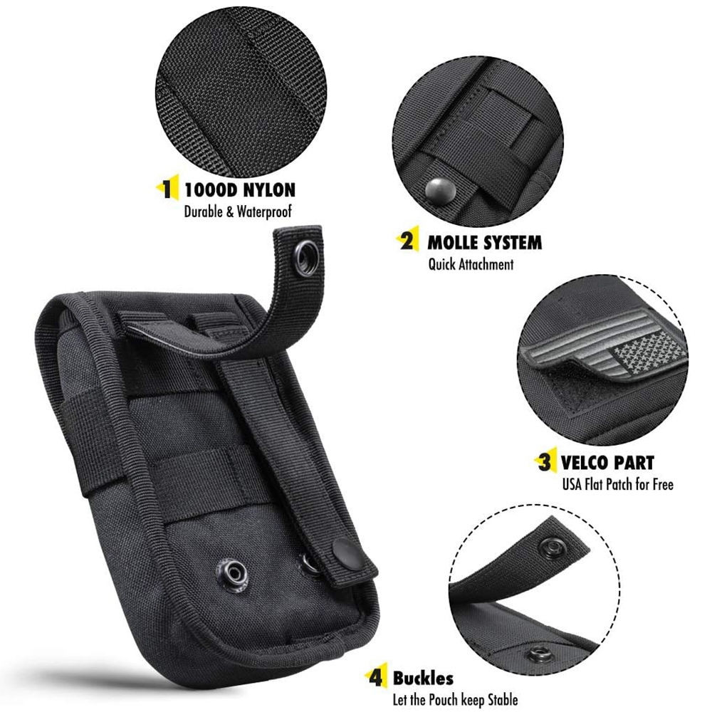 Tactical Phone Pouch Molle,Sma - Edc Concealed Carry Belt ulasan dan harga