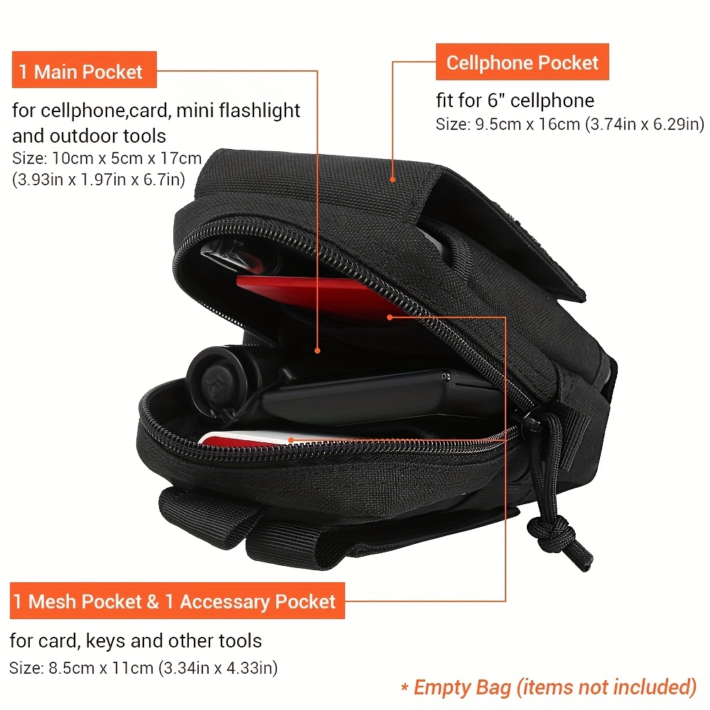 waist bag EDC tool bag vest ba - Edc Concealed Carry Belt ulasan dan harga