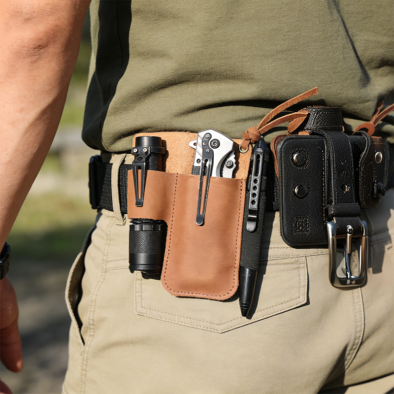 EDC Leather Flashlight Tool Ho - Edc Concealed Carry Belt ulasan dan harga