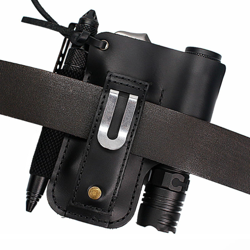 EDC Leather Flashlight Tool Ho - Edc Concealed Carry Belt ulasan dan harga
