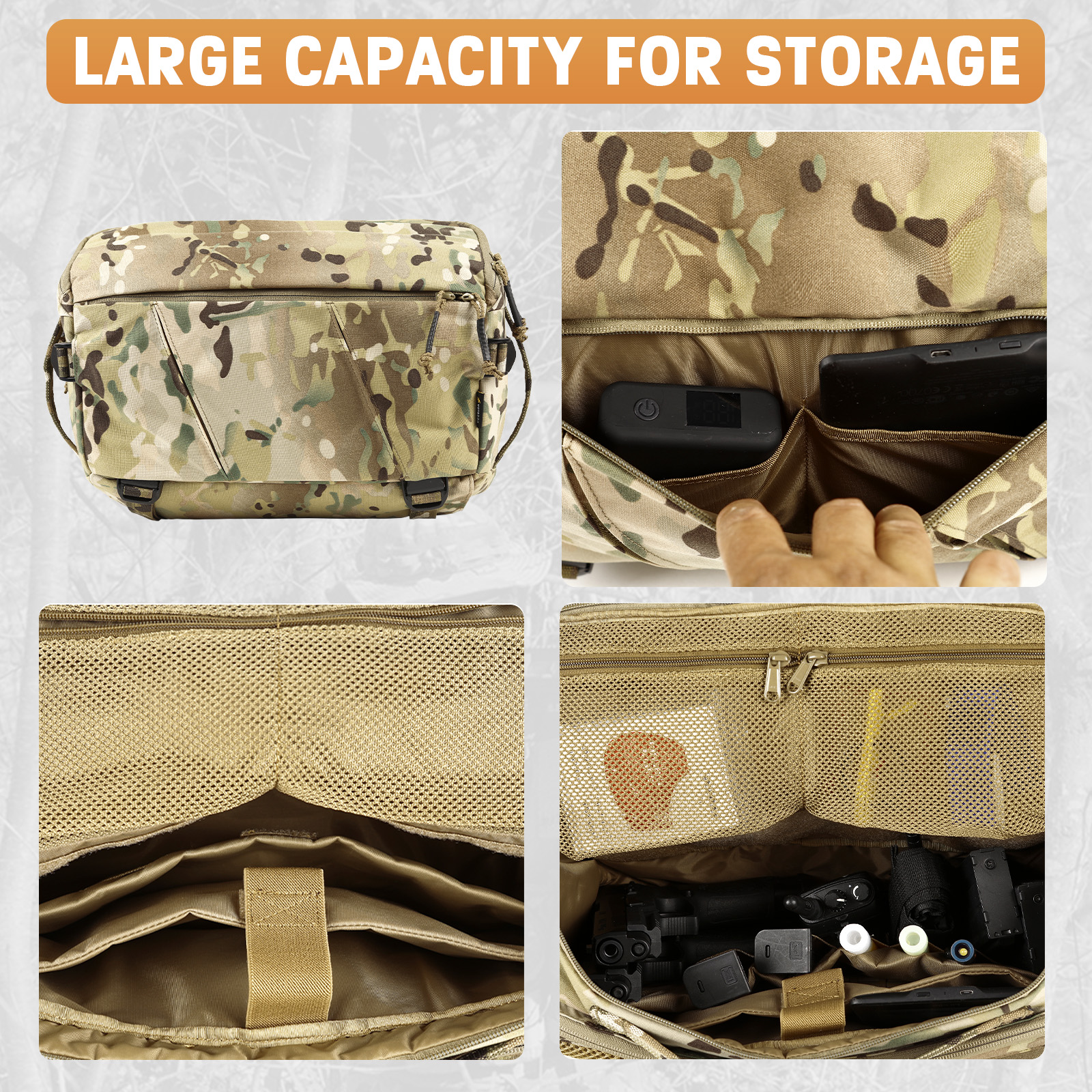 VOTAGOO 13L Tactical Sling Bag - Edc Carry Bag For Men ulasan dan harga