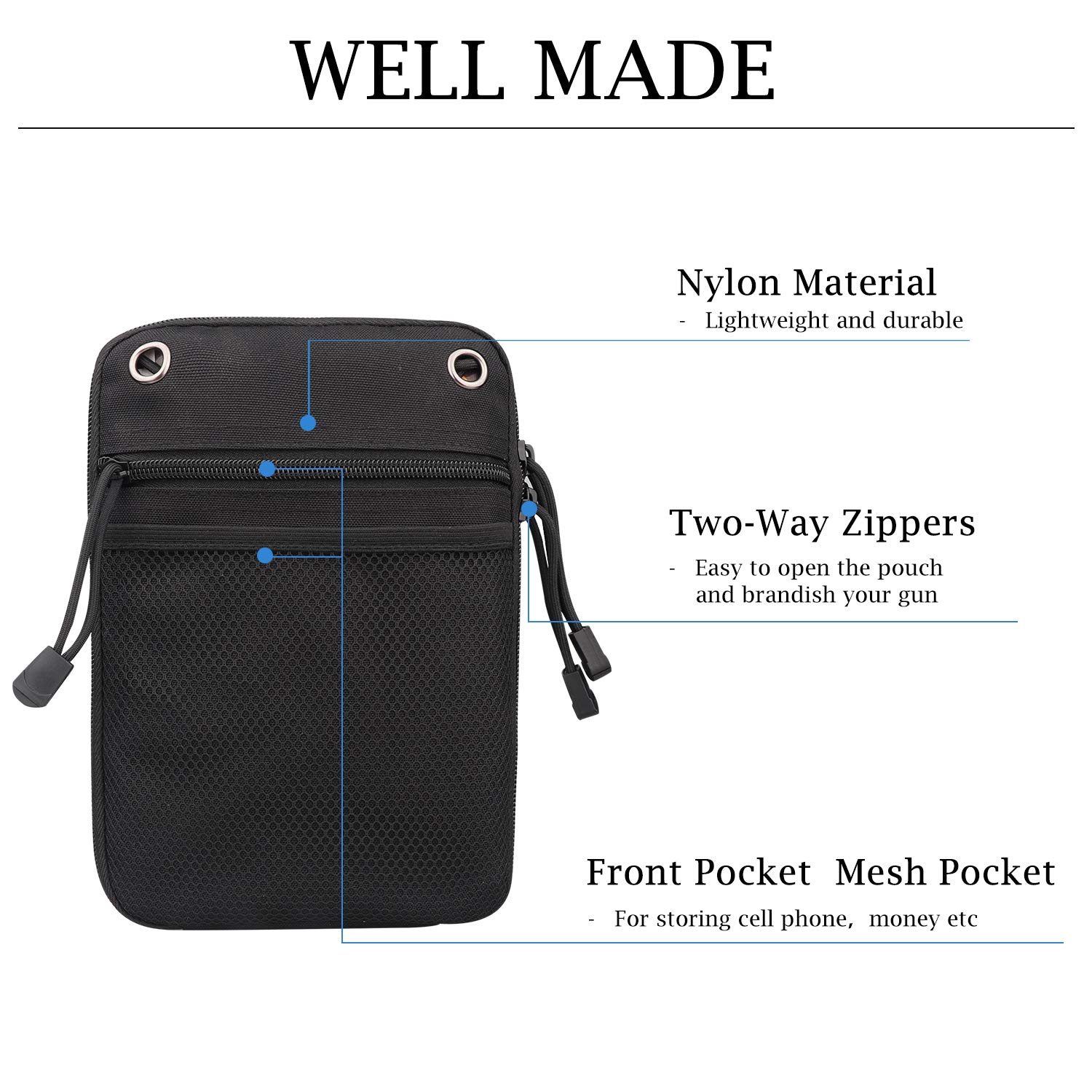 Molle Tactical Concealed Gun H - Edc Carry Fanny Pack ulasan dan harga