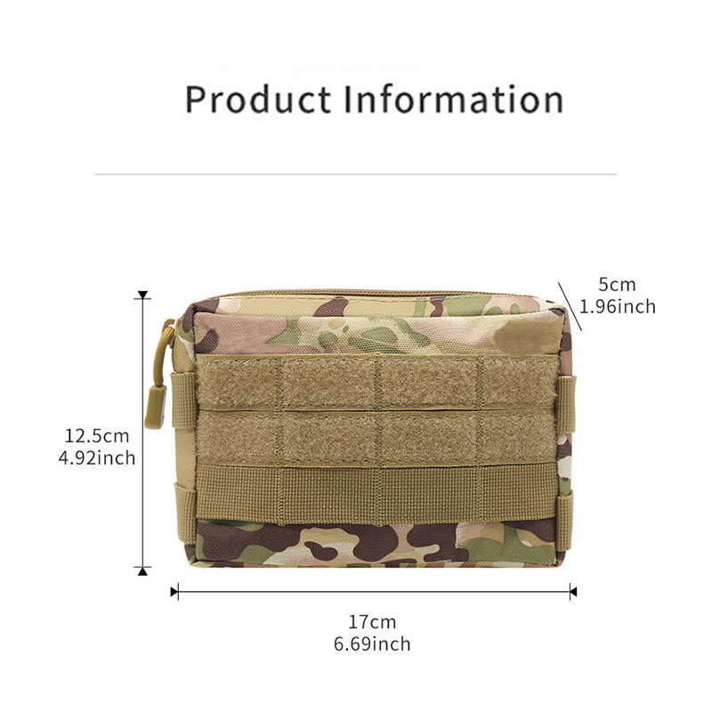 Tactical Molle Waist Pack 600D - Edc Carry Card ulasan dan harga