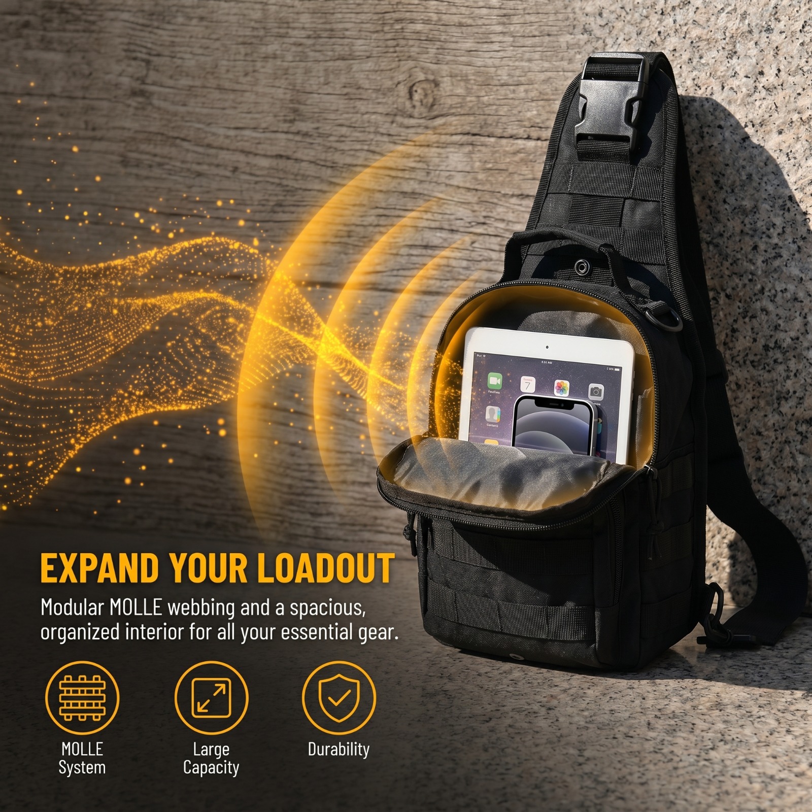 Tactical Sling Chest Pack Dura - Edc Everyday Carry Bag ulasan dan harga