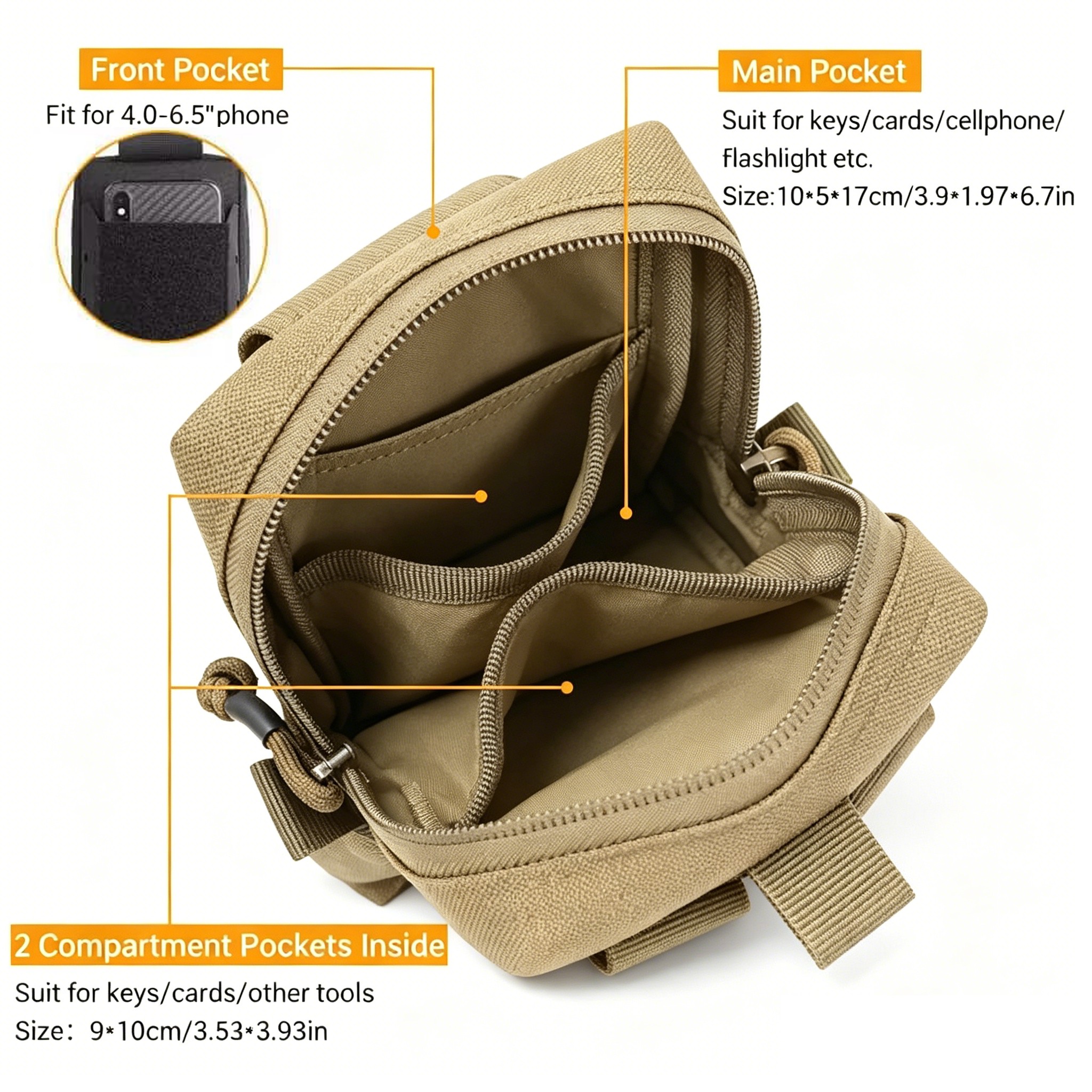 Multipurpose Tactical MOLLE ED - Edc Everyday Carry Bag ulasan dan harga