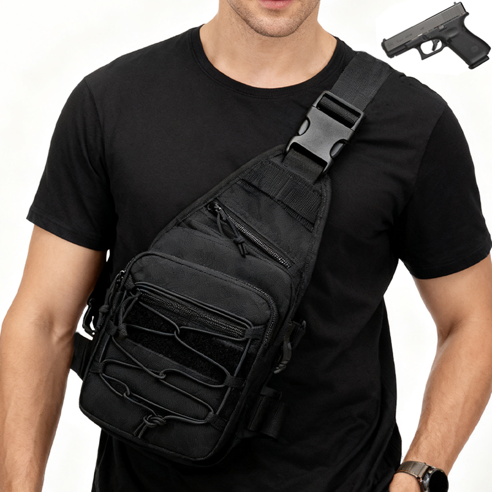 Tactical Gun Bag EDC Shoulder  - Edc Carry Bag For Pistol ulasan dan harga