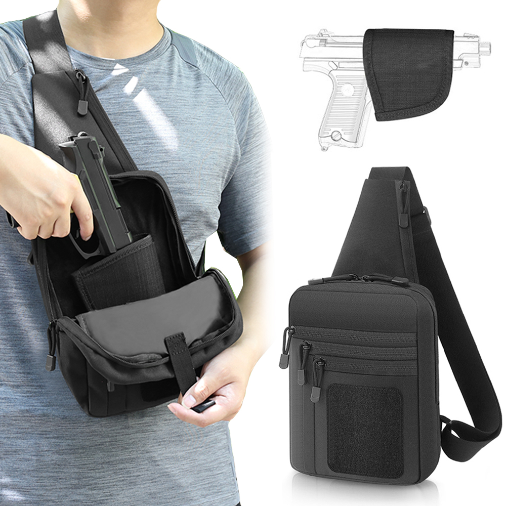 Tactical Pistol Gun Bag Concea - Edc Carry Bag For Pistol ulasan dan harga