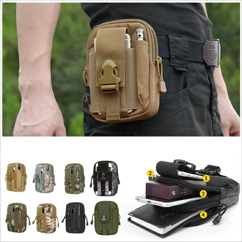 Tactical Waist Pouch EDC Molle - Edc Carry Bag For Men ulasan dan harga