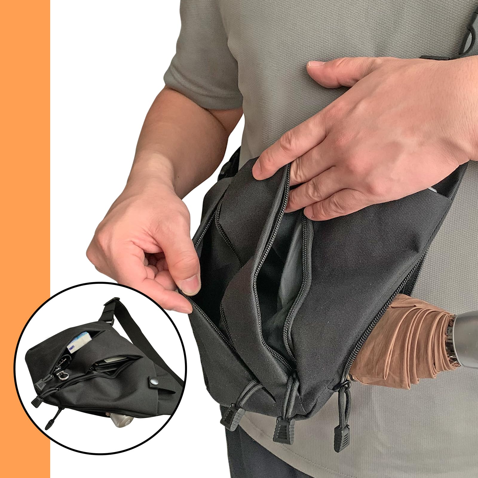 Tactical Crossbody Sling Bag E - Edc Carry Bag For Men ulasan dan harga