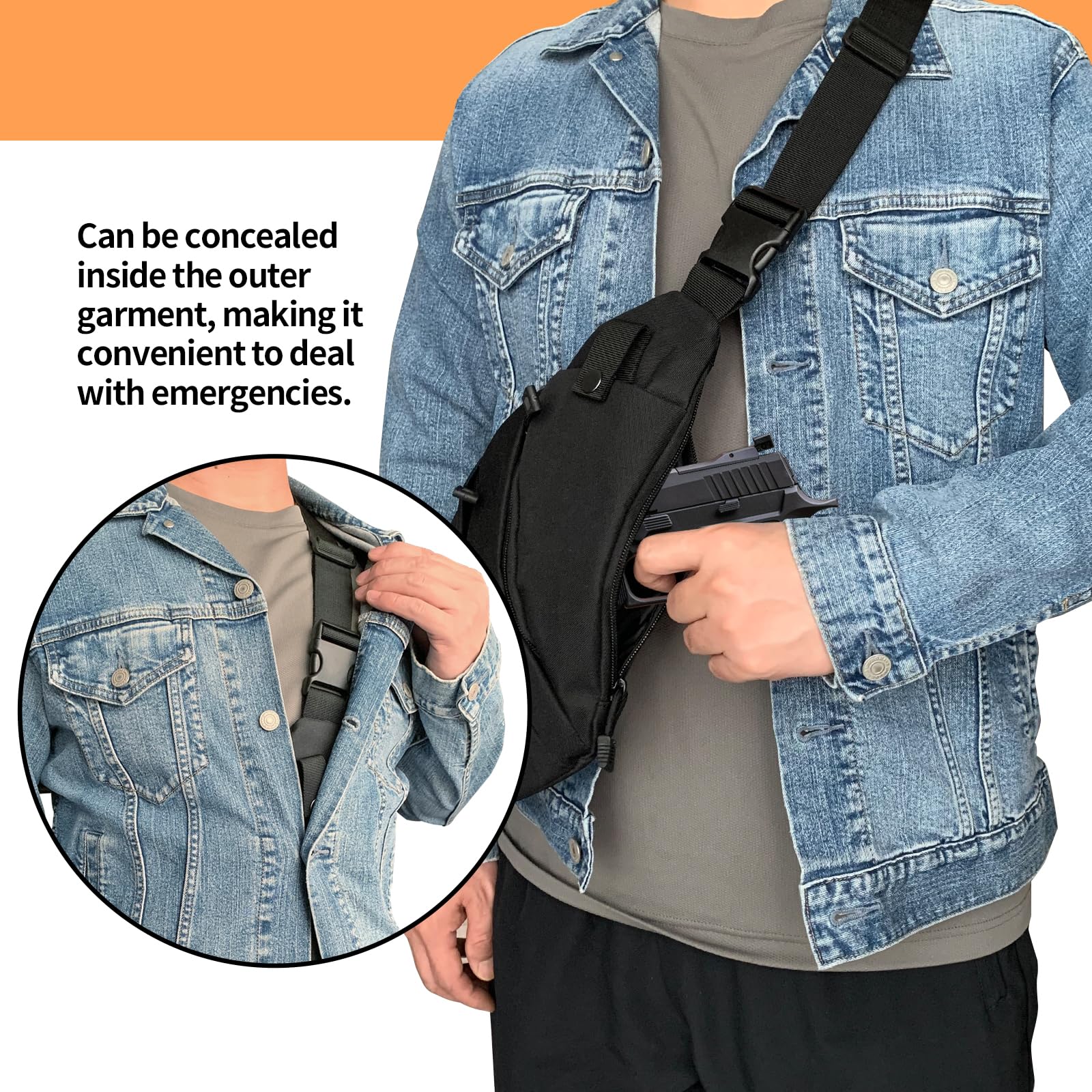Tactical Crossbody Sling Bag E - Edc Carry Bag For Men ulasan dan harga