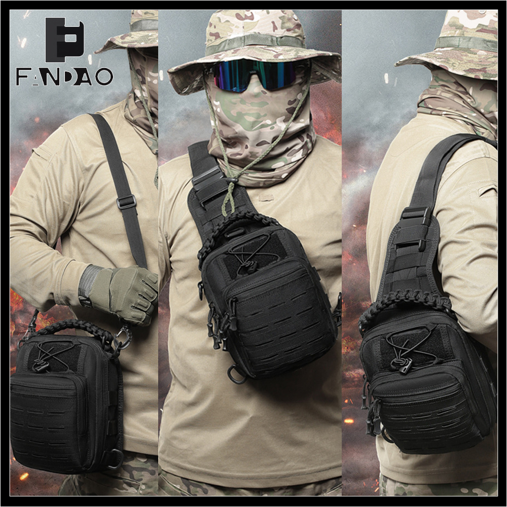 Tactical Sling Bag Pouch Multi - Edc Carry Bag For Pistol ulasan dan harga