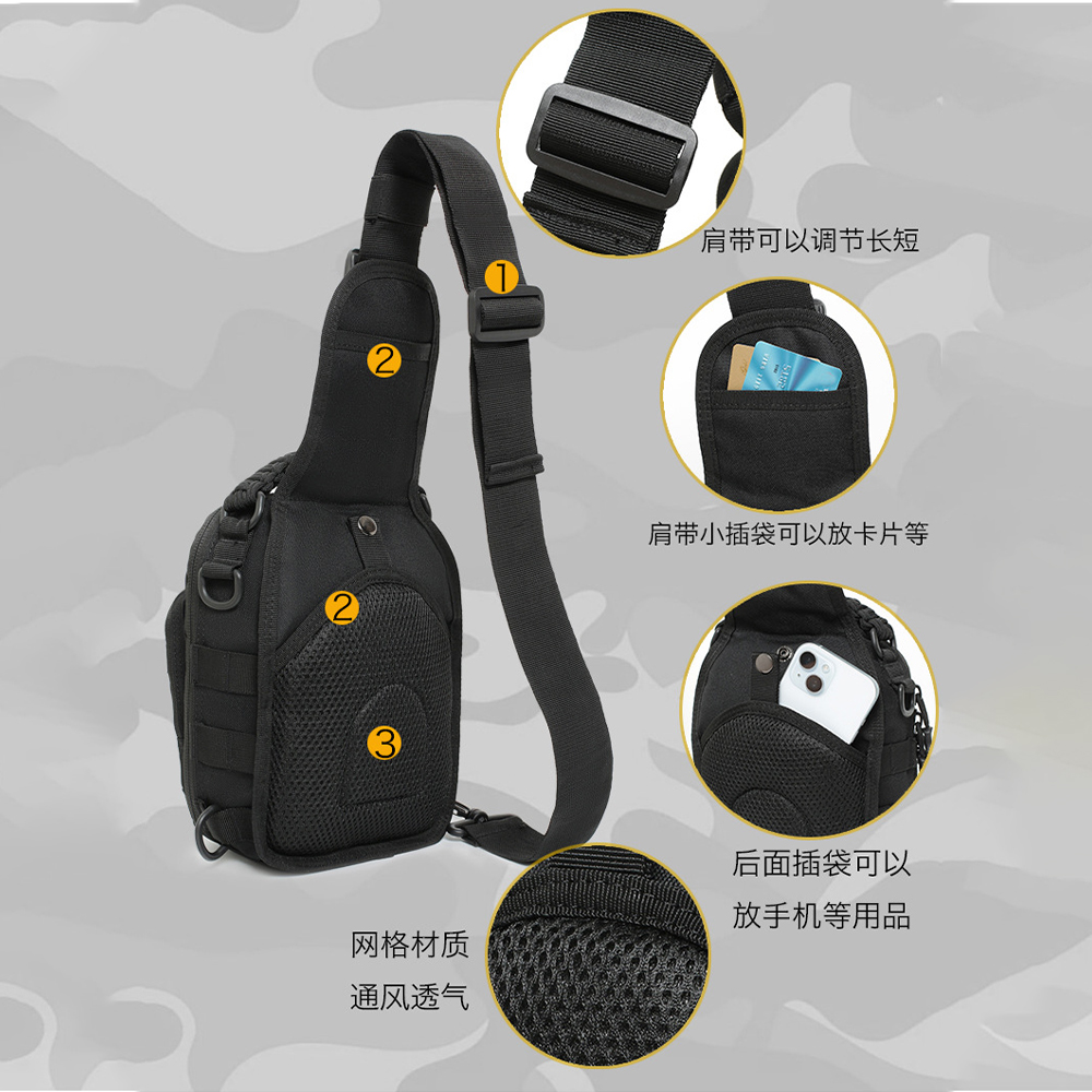 Tactical Sling Bag Pouch Multi - Edc Carry Bag For Pistol ulasan dan harga