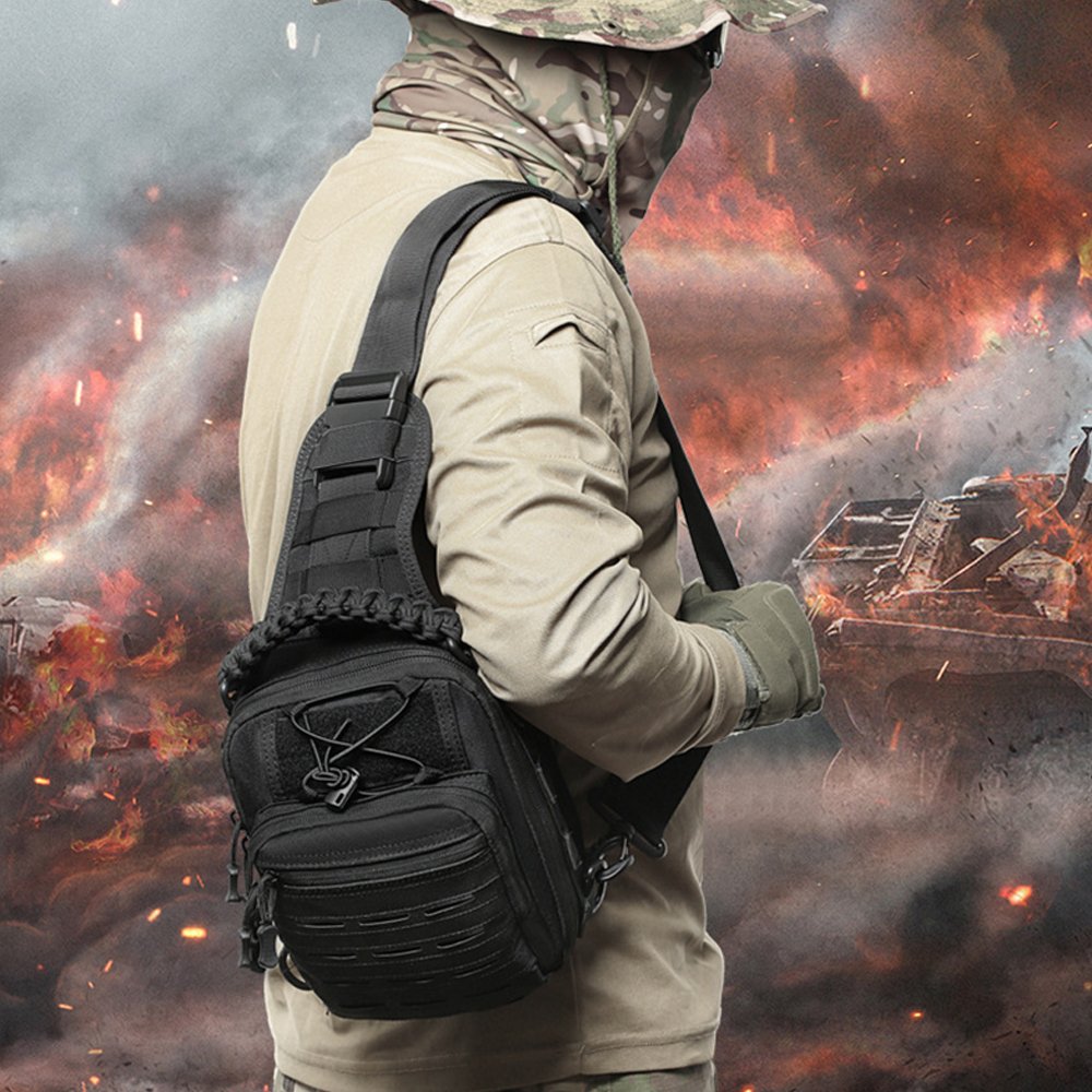 Tactical Sling Bag Pouch Multi - Edc Carry Bag For Pistol ulasan dan harga