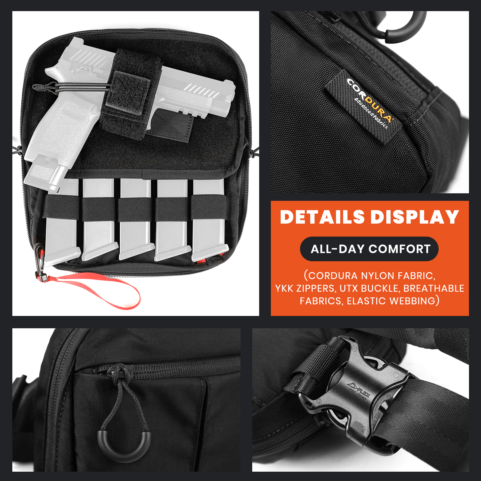 VOTAGOO Tactical Waist Bag Hid - Edc Carry Bag For Men ulasan dan harga